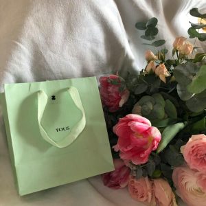 Kraft Paper Flat Handle Boutique Bag